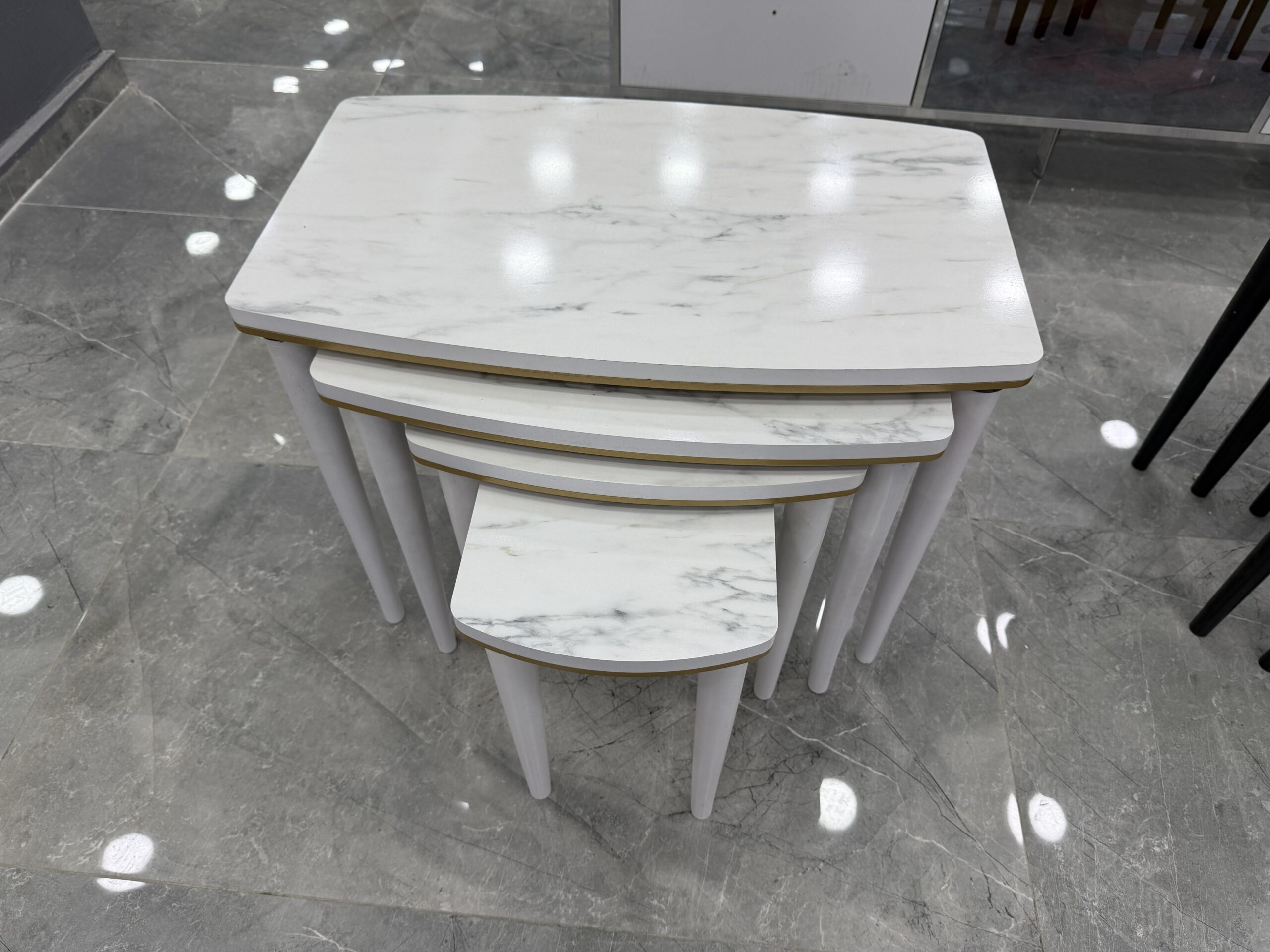 Marmo Ahşap Servis sehpası