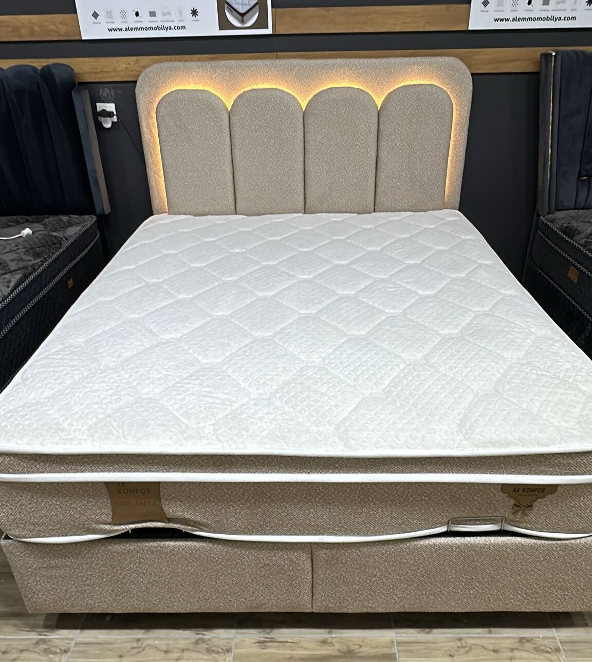 Eylül Çift Kişilik Baza Seti 160×200 ölçü