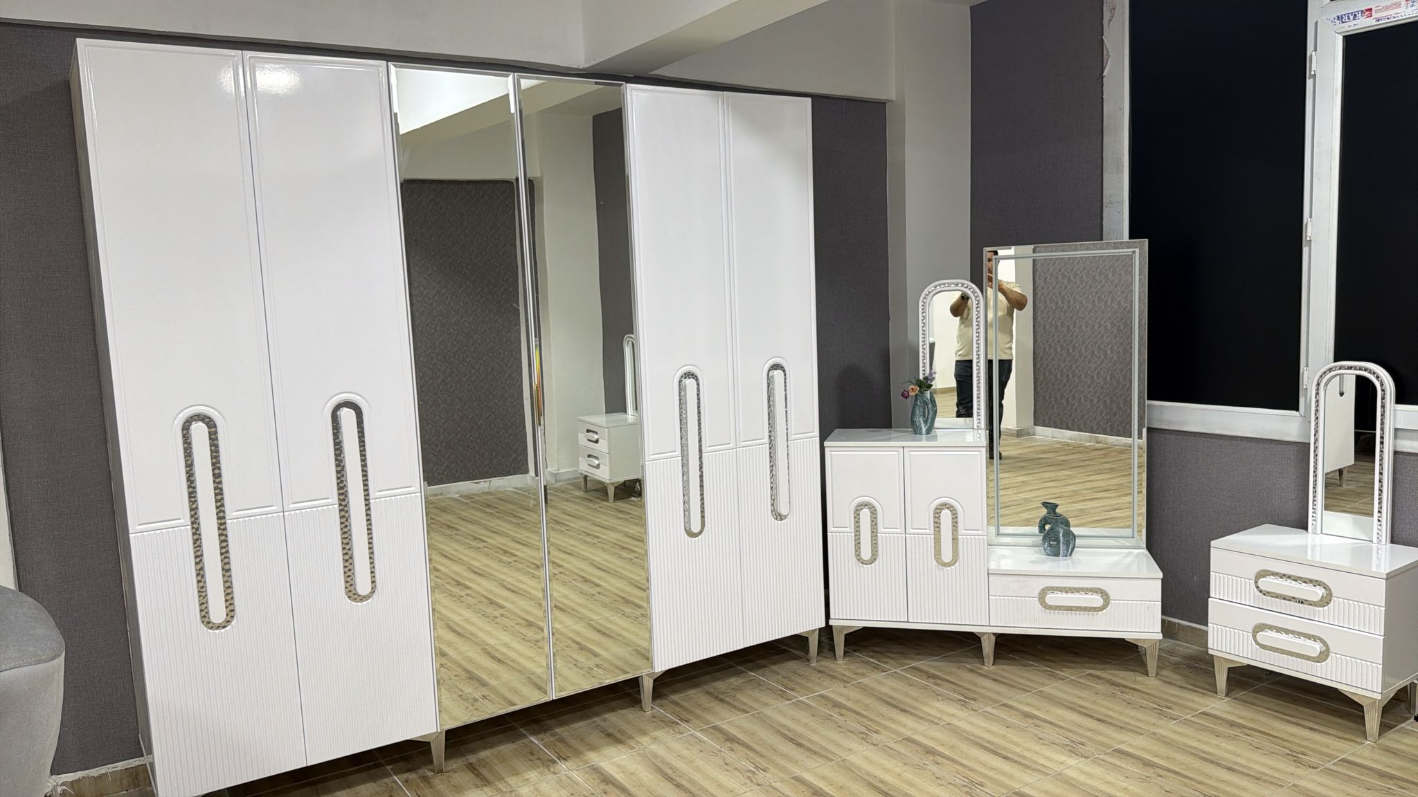 Orkide 6 Kapaklı Yatak Odası Takımı