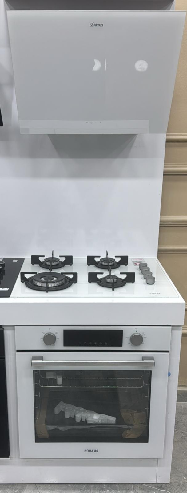 Altus ankastre set BEYAZ renk dijital ekran