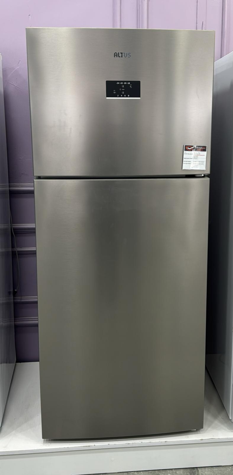 Altus buzdolabı net 580 litre no frost inox